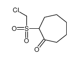 2-(chloromethylsulfonyl)cycloheptan-1-one