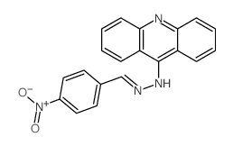 N-[(E)-(4-nitrophenyl)methylideneamino]acridin-9-amine