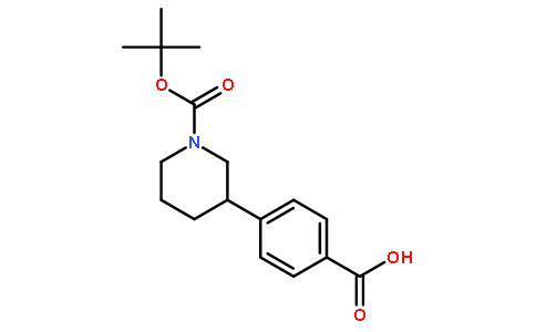 3-(4-Carboxy-phenyl)-piperidine-1-carboxylic acid tert-butyl ester