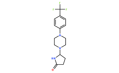 5-[4-[4-(trifluoromethyl)phenyl]piperazin-1-yl]pyrrolidin-2-one