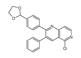 2-(4-(1,3-二氧杂烷-2-基)苯基)-5-氯-3-苯基-1,6-萘啶