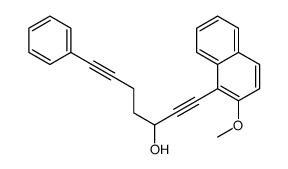 1-(2-methoxynaphthalen-1-yl)-7-phenylhepta-1,6-diyn-3-ol