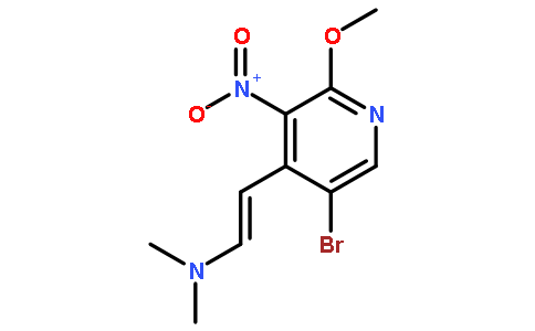 5-溴-4-[2-(二甲基氨基)乙烯基]-2-甲氧基-3-硝基吡啶