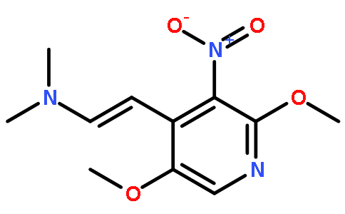 2,5-二甲氧基-4-[2-(二甲基氨基)乙烯基]-3-硝基吡啶