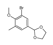2-(3-bromo-4-methoxy-5-methylphenyl)-1,3-dioxolane