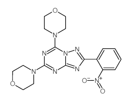 4-[7-morpholin-4-yl-2-(2-nitrophenyl)-[1,2,4]triazolo[1,5-a][1,3,5]triazin-5-yl]morpholine