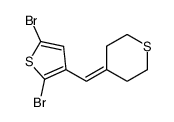 4-[(2,5-dibromothiophen-3-yl)methylidene]thiane