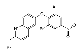 2-(bromomethyl)-6-(2,6-dibromo-4-nitrophenoxy)quinoline
