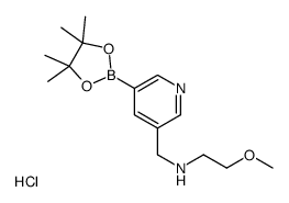 N-(2-甲氧基乙基)-5-(4,4,5,5-四甲基-1,3,2-二噁硼烷-2-基)-3-吡啶甲胺