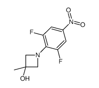 1-(2,6-difluoro-4-nitrophenyl)-3-methylazetidin-3-ol