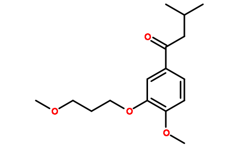 1-(4-甲氧基-3-(3-甲氧基丙氧基)苯基)-3-甲基-丁基-1-酮