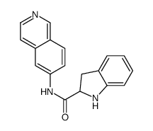 N-isoquinolin-6-yl-2,3-dihydro-1H-indole-2-carboxamide