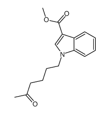 methyl 1-(5-oxohexyl)indole-3-carboxylate