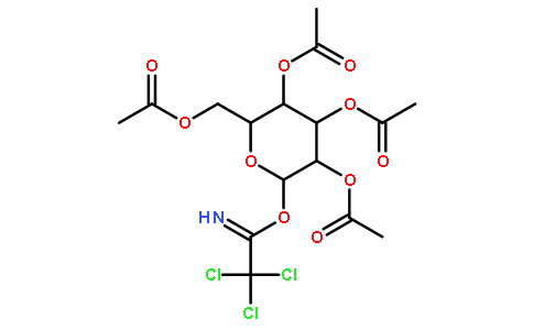 2，3，4，6-四-O-乙酰基-β-D-吡喃半乳糖酰基2，2，2-三氯亚氨乙酸酯