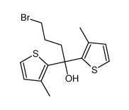 4-溴-1,1-双(3-甲基噻吩-2-基)-1-丁醇