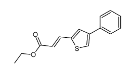 ethyl 3-(4-phenylthiophen-2-yl)prop-2-enoate