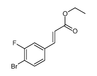 ethyl 3-(4-bromo-3-fluorophenyl)prop-2-enoate