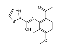 N-(6-acetyl-3-methoxy-2-methylphenyl)-1,3-thiazole-2-carboxamide