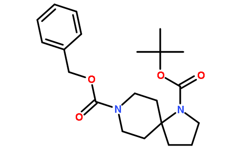 1,8-二氮杂螺[4.5]癸烷-1,8-二羧酸, 1-(1,1-二甲基乙基) 8-(苯基甲基)酯