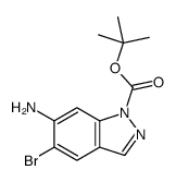 tert-butyl 6-amino-5-bromoindazole-1-carboxylate