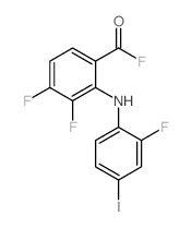 3,4-difluoro-2-(2-fluoro-4-iodoanilino)benzoyl fluoride