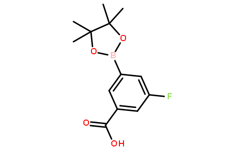 3-羧基-5-氟苯硼酸频那醇酯