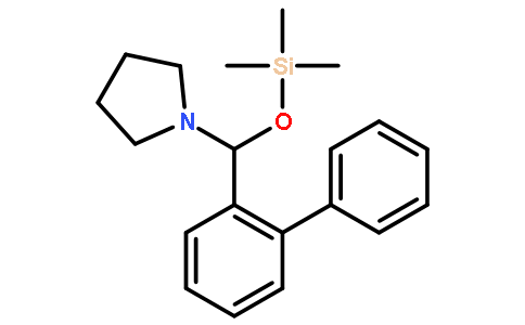 trimethyl-[(2-phenylphenyl)-pyrrolidin-1-ylmethoxy]silane