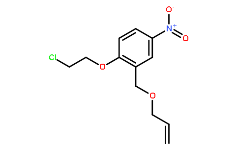 2-((烯丙氧基)甲基)-1-(2-氯乙氧基)-4-硝基苯