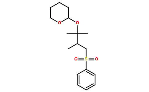 四氢-2-[(2R)-1,1,2-三甲基-3-(苯磺酰基)丙氧基]-2H-吡喃
