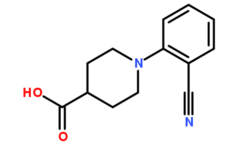 1-(2-氰基苯基)哌啶-4-甲酸