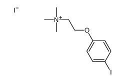 2-(4-iodophenoxy)ethyl-trimethylazanium,iodide