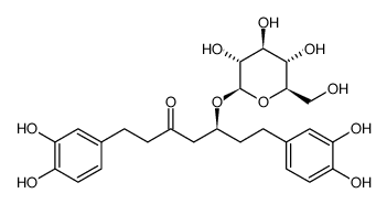 (S)-1,7-双(3,4-二羟基苯基)庚烷-3-酮-5-O-beta-D-吡喃葡萄糖甙对照品(标准品) | 93915-36-7