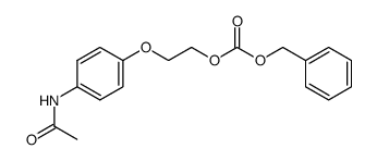2-(4-acetamidophenoxy)ethyl benzyl carbonate
