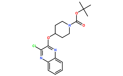 4-[(3-氯-2-喹喔啉基)氧基]-1-哌啶甲酸叔丁酯