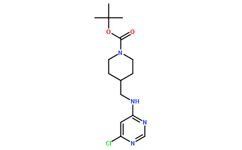 4-[[（6-氯-4-嘧啶基）氨基]甲基]-1-哌啶甲酸叔丁酯