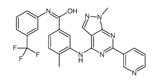 4-甲基-3-((1-甲基-6-(吡啶-3-基)-1H-吡唑并[3,4-d]嘧啶-4-基)氨基)-N-(3-(三氟甲基)苯基)苯甲酰胺