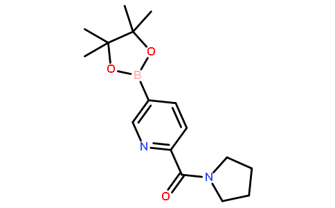 1-吡咯烷[5-(4,4,5,5-四甲基-1,3,2-二噁硼烷-2-基)-2-吡啶]-甲酮