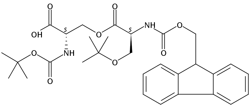 叔丁氧羰基-(芴甲氧羰基-丝氨酸(叔丁酯))丝氨酸