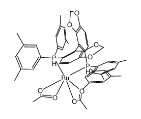DIACETATO{(R)-(+)-5,5'-双[二(3,5-二甲苯基)膦]-4,4'-双- 1,3 -苯并二氧杂环戊烯}钌(II)