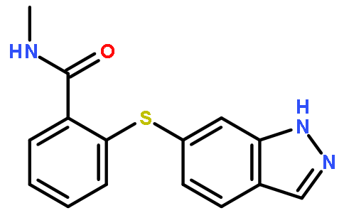 2-(1H-吲唑-6-基硫代)-N-甲基苯甲酰胺