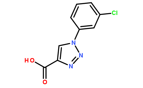 1-(3-氯苯基)-1H-1,2,3-三唑-4-羧酸