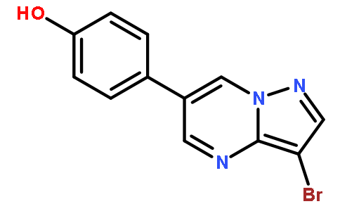 4-(3-溴吡唑并[1,5-A]嘧啶-6-基)苯酚