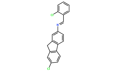 9H-Fluoren-2-amine, 7-chloro-N-[(2-chlorophenyl)methylene]-