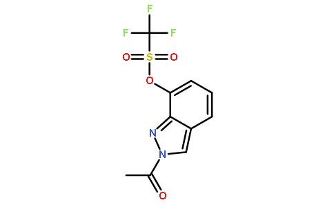 2-乙酰基-2H-吲唑-7-三氟甲磺酰亚胺