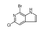 7-BROMO-5-CHLORO-1H-PYRROLO[2,3-C]PYRIDINE
