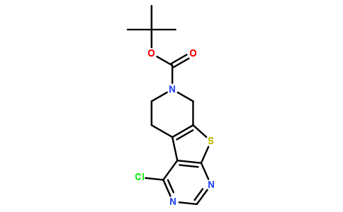 tert-Butyl 4-chloro-5,6-dihydropyrido[4',3':4,5]thieno[2,3-d]pyrimidine-7(8H)-carboxylate