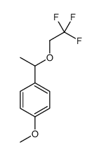 1-methoxy-4-[1-(2,2,2-trifluoroethoxy)ethyl]benzene