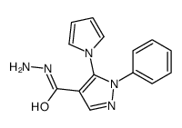 1-phenyl-5-pyrrol-1-ylpyrazole-4-carbohydrazide