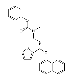 Duloxetine impurity 16/Duloxetine Phenyl Carbamate/(S)-Duloxetine Impurity A/N-Methyl-N-[(3S)-3-(1-naphthalenyloxy)-3-(2-thienyl)propyl]carbamic Acid Phenyl Este