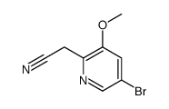 2-(5-溴-3-甲氧基吡啶-2-基)乙腈